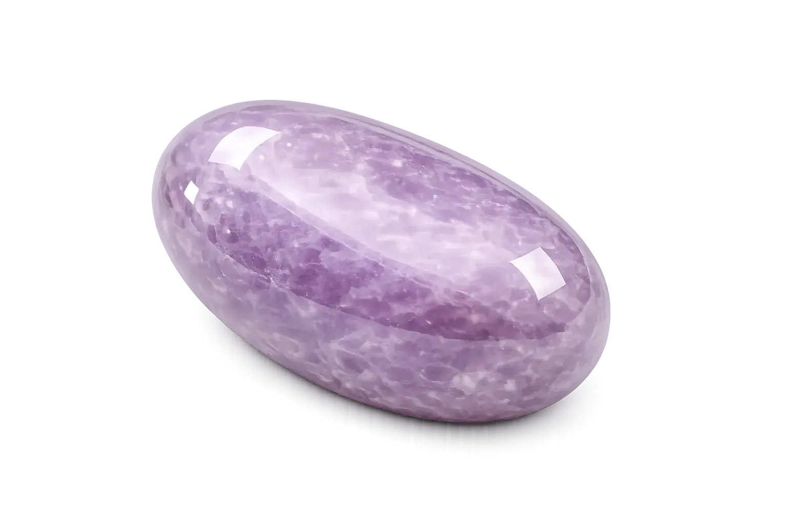 Améthyste naturelle, pierre polie, photo réaliste