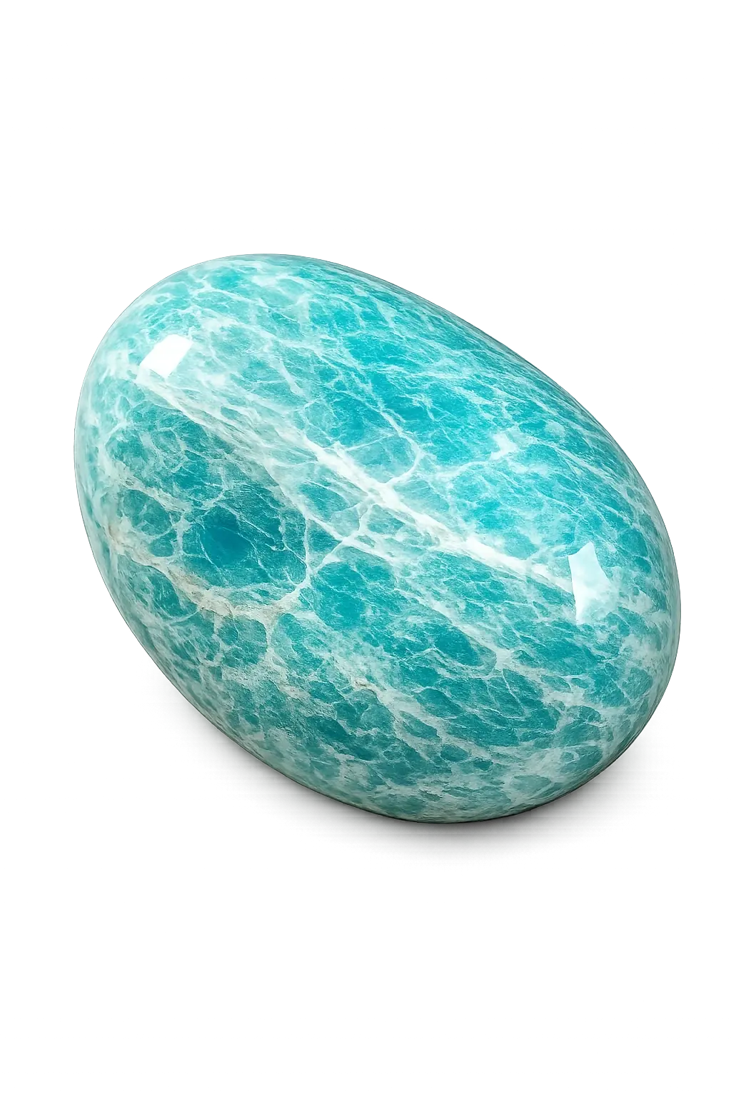 Apatite naturelle, pierre polie, photo réaliste