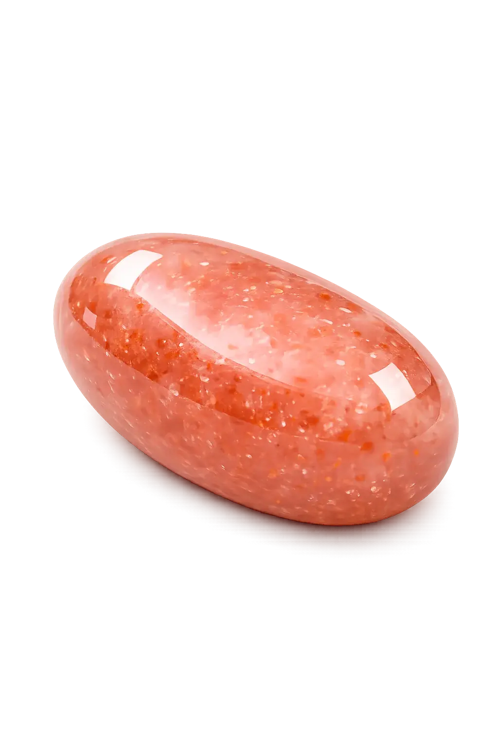 Pierre de Soleil naturelle, pierre polie, photo réaliste